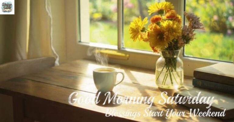 250+ Good Morning Saturday Blessings Start Your Weekend